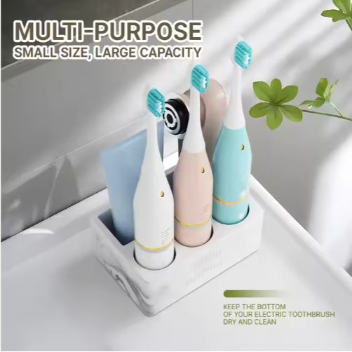 Toothpaste Holder Bathroom Counter Organizer For Electric Toothbrushes For Home Hotel