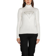 White Viscose Turtleneck