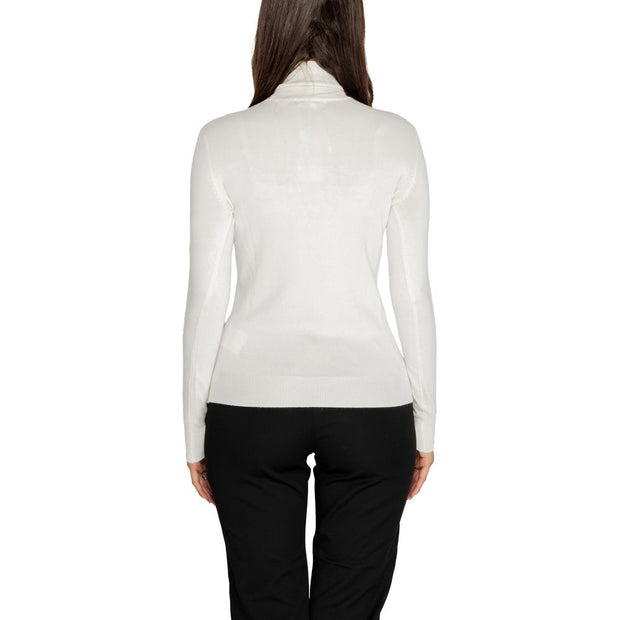 White Viscose Turtleneck