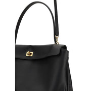 Black Calf Leather Bos Taurus Shoulder Bag