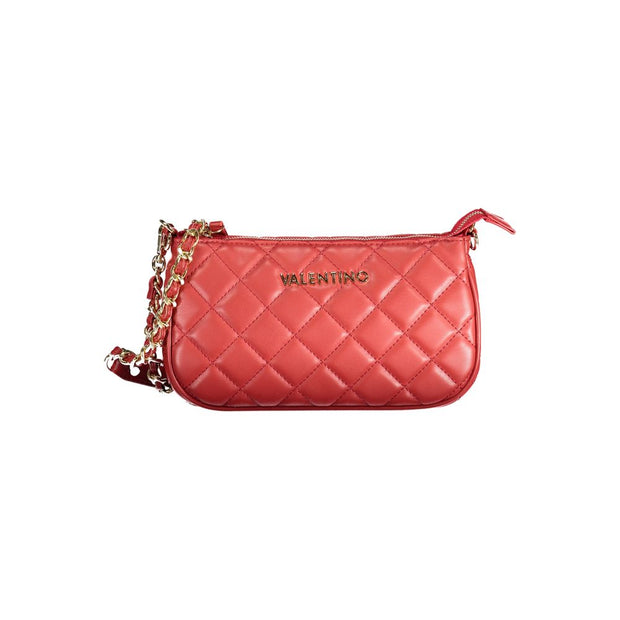 Rosso Poliuretano Women Handbag