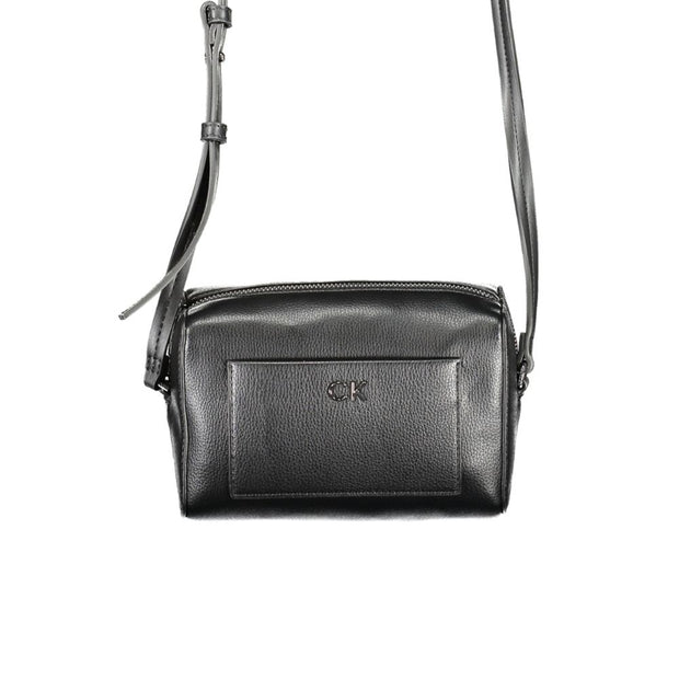 Nero Poliuretano Donna Shoulder Bag