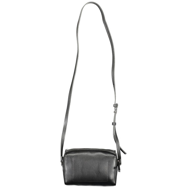 Nero Poliuretano Donna Shoulder Bag