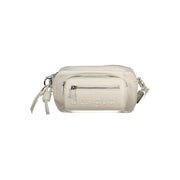 White Polyurethane Women Handbag