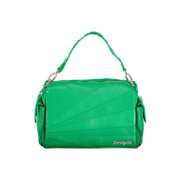 Verde Polyurethane Women's Handbag