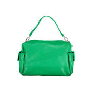 Verde Polyurethane Women's Handbag
