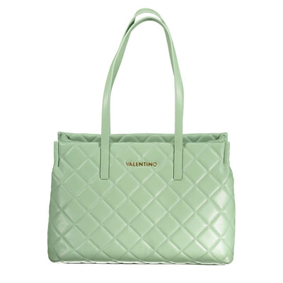 Verde Polyurethane Women Handbag