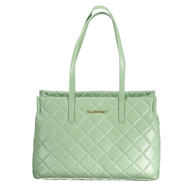 Verde Polyurethane Women Handbag