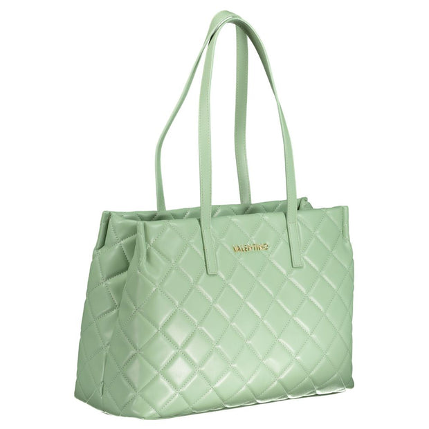 Verde Polyurethane Women Handbag