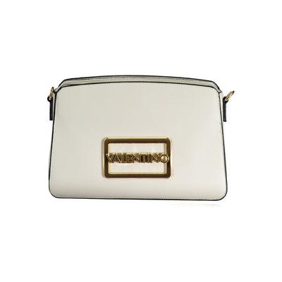 White Polyurethane Women Handbag