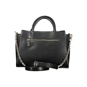 "Nero Poliuretano Women Handbag"