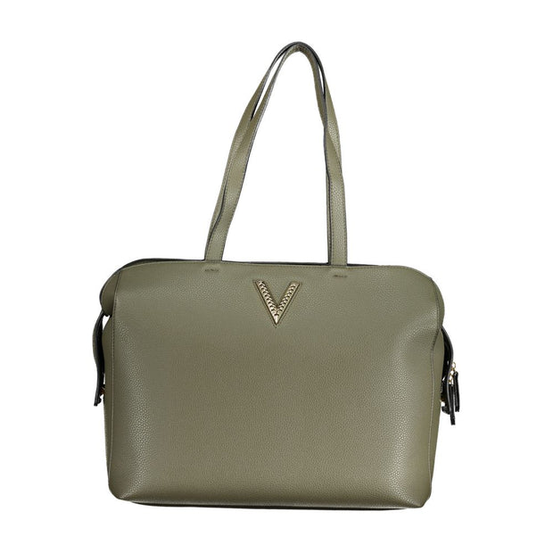 Verde Poliuretano Women Handbag