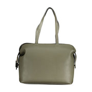 Verde Poliuretano Women Handbag