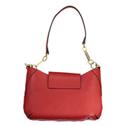 Red Polyethylene Women Handbag