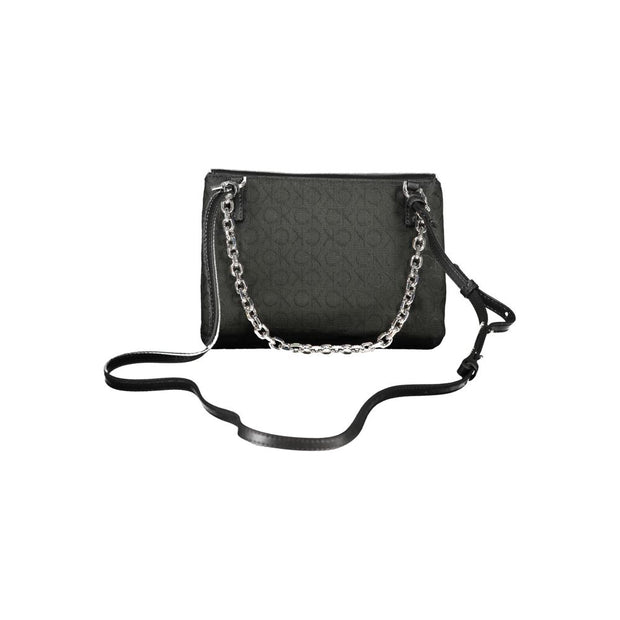 Nero Polyurethane Woman Shoulder Bag