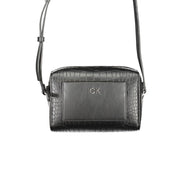 Black Polyester Women Shoulder Bag