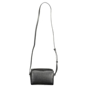 Black Polyester Women Shoulder Bag