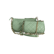 Verde Poliuretano Women Handbag