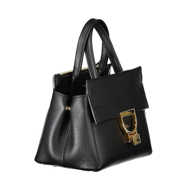 Black Leather Women Handbag