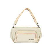 White Polyurethane Women's Handbag