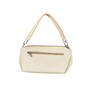 White Polyurethane Women's Handbag