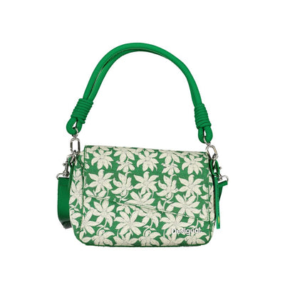 Verde Polyurethane Women's Handbag