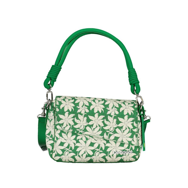 Verde Polyurethane Women's Handbag