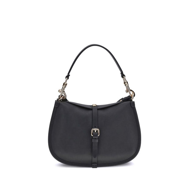 Black Calf Leather Bos Taurus Shoulder Bag