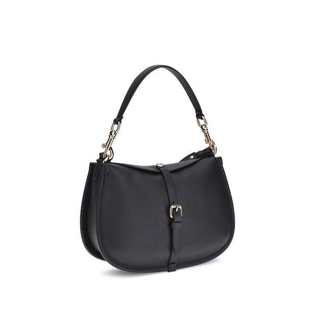Black Calf Leather Bos Taurus Shoulder Bag