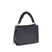 Black Calf Leather Bos Taurus Shoulder Bag