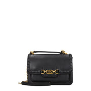 Black Leather Shoulder Bag