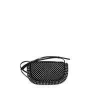 Black Leather Crossbody Bag
