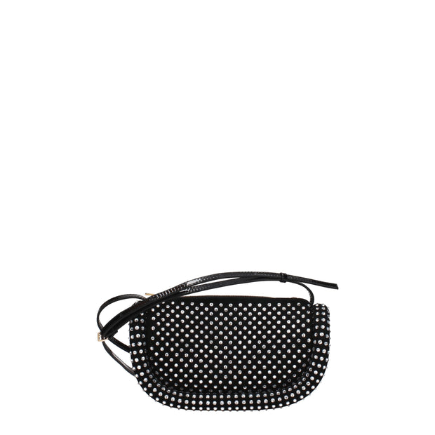 Black Leather Crossbody Bag