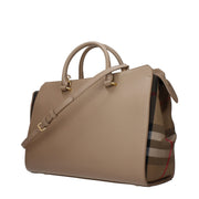 Beige Leather Handbag