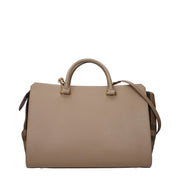 Beige Leather Handbag