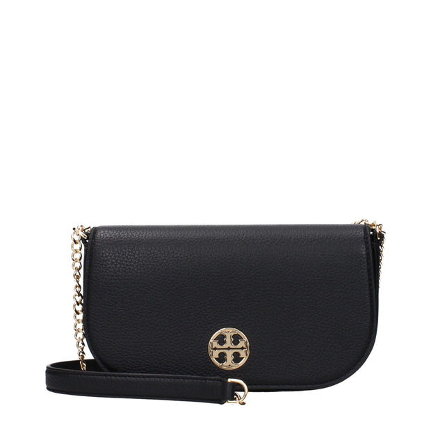 Black Leather Crossbody Bag