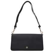 Black Leather Shoulder Bag