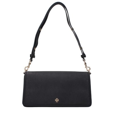 Black Leather Shoulder Bag