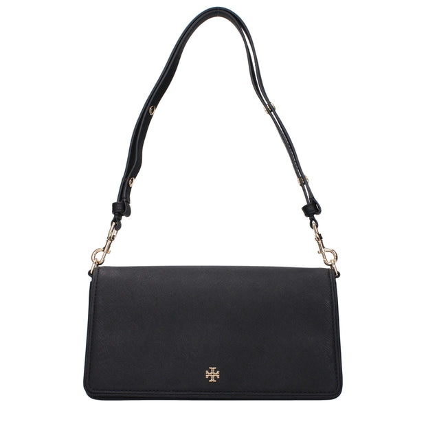 Black Leather Shoulder Bag