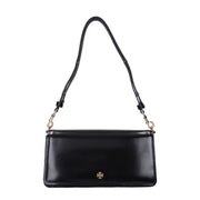 Black Leather Shoulder Bag