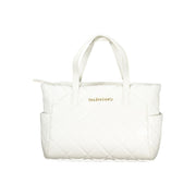 White Polyurethane Women Handbag