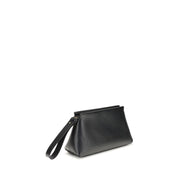 Black Calf Leather Bos Taurus Clutch Bag