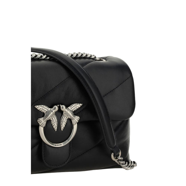 Black Calf Leather Bos Taurus Shoulder Bag