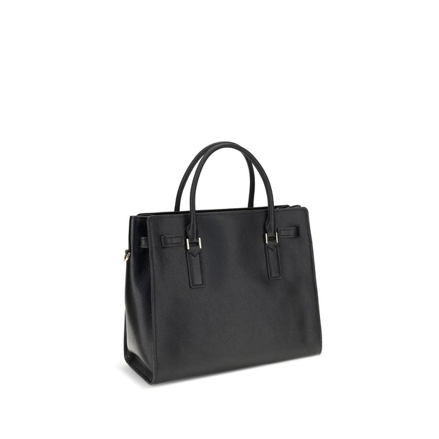 Black Calf Leather Bos Taurus Shoulder Bag