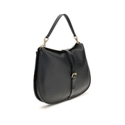 Black Calf Leather Bos Taurus Shoulder Bag