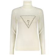 White Viscose Women Sweater