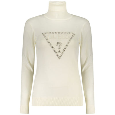 White Viscose Women Sweater