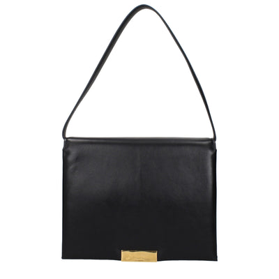 Black Leather Shoulder Bag