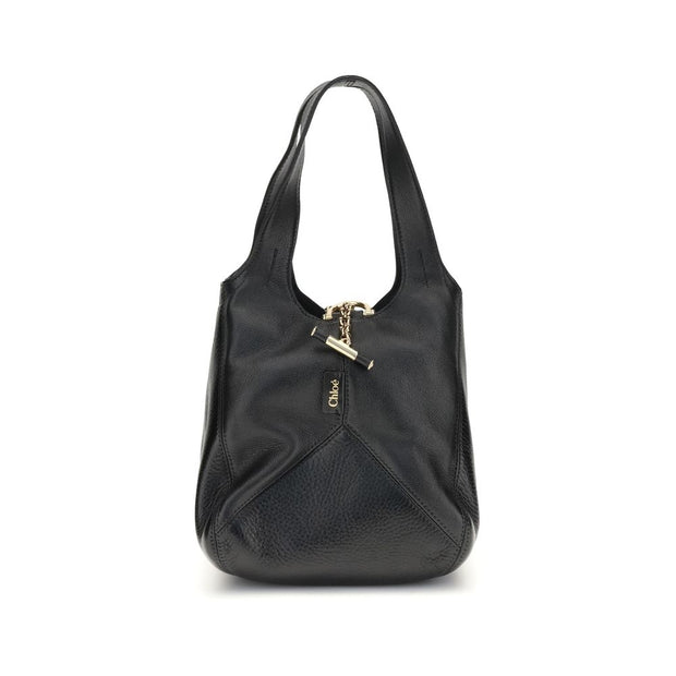 Black Buffalo Leather Shoulder Bag