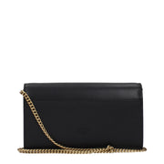 Black Leather Clutch Bag